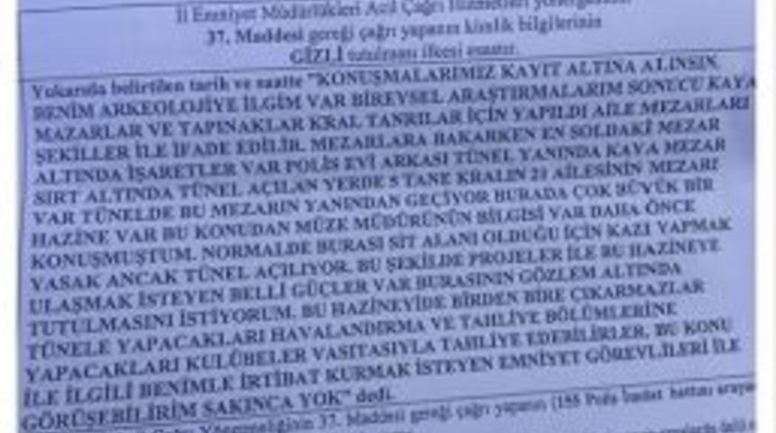 Ferhat T&uuml;neli&rsquo;nde &lsquo;b&uuml;y&uuml;k Hazine Var&rsquo; Şikayeti