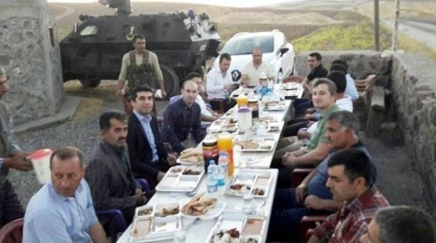 &Ccedil;emişgezek Kaymakamı Kazez, Mevzide İftar A&ccedil;tı