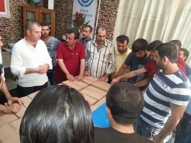 Kur’an’a Hizmet Derneği’nden Türkmen Mültecilere Ramazan Yardımı