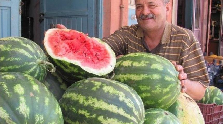 Meşhur Araban Karpuzu Tezgahlardaki Yerini Aldı