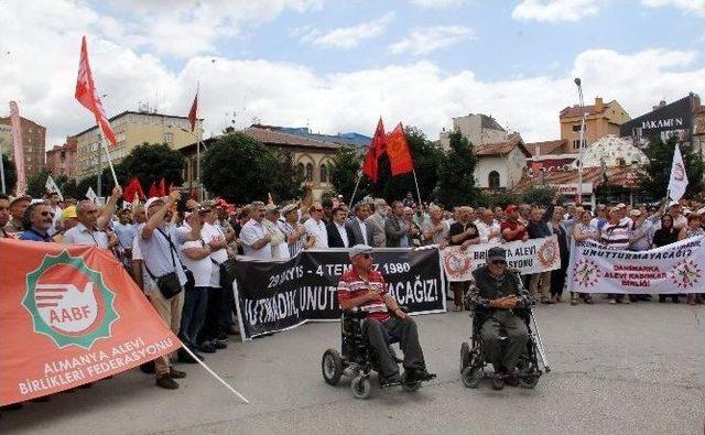 Çorum Olaylarında Hayatını Kaybedenler Anıldı