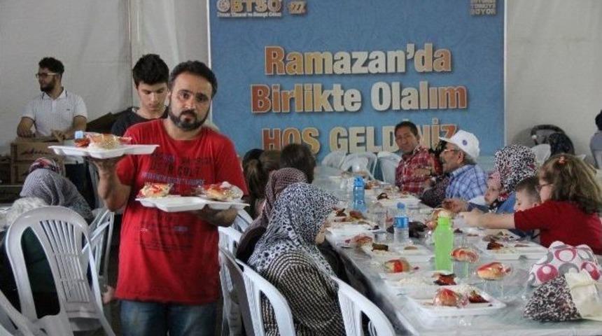 Btso İftar Sofraları 60 Bini Aşkın Kişiyi Ağırladı