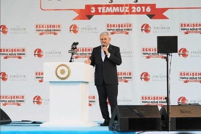 Başbakan Yıldırım, Eskişehir’de Yapımı Tamamlanan Tesislerin Toplu Açılış Törenine Katıldı