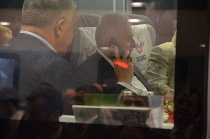 Başbakan Yıldırım Eskişehir’den Yht’le Ayrıldı G3