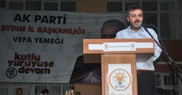 Ak Parti Aydın İl Teşkilatı Son İftar Programında Bir Araya Geldi