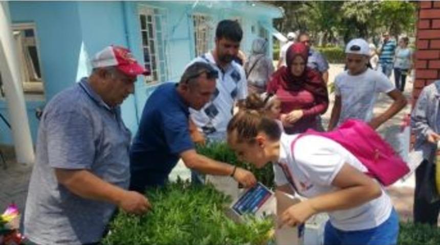 Muratpaşa Belediyesi Ramazan&rsquo;da 170 Bin &Ccedil;i&ccedil;ek Fidesi Dağıttı