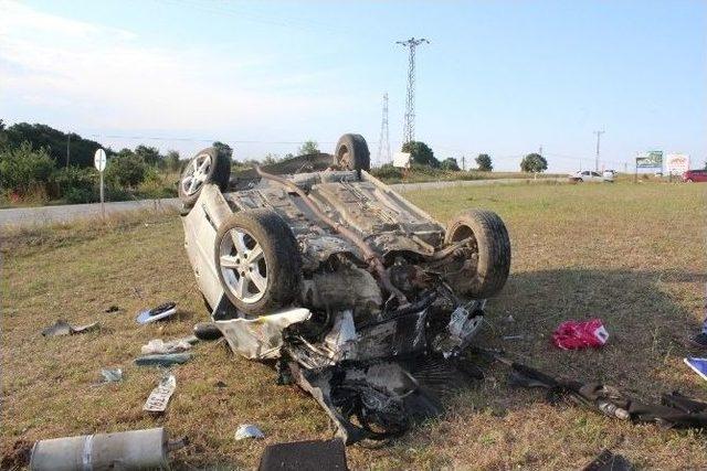 Tekirdağ’da Trafik Kazası: 1 Yaralı