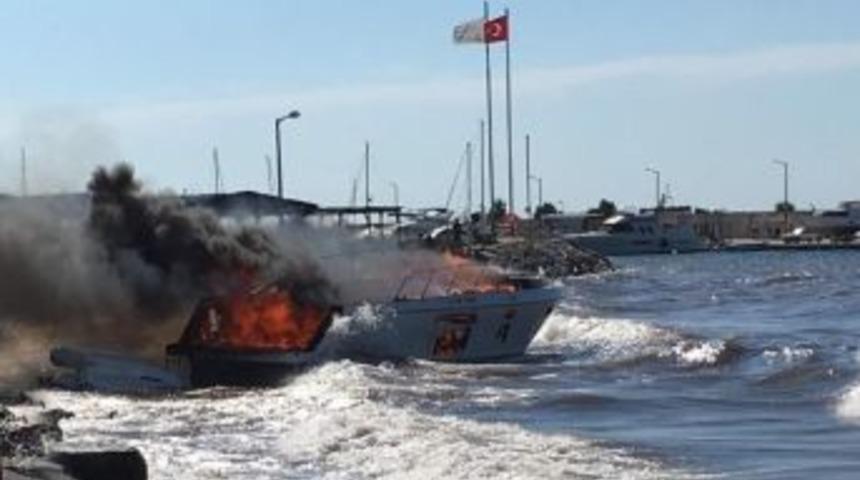 Kurşunlu&rsquo;da Yat Yangını