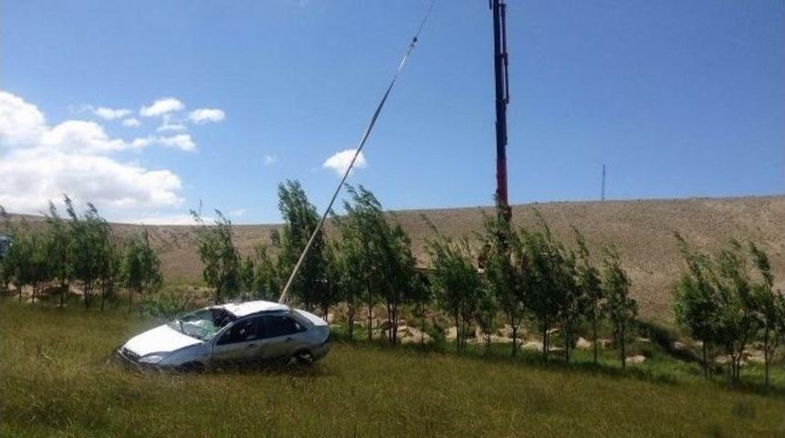 Sivas&rsquo;ta Trafik Kazası: 4 Yaralı