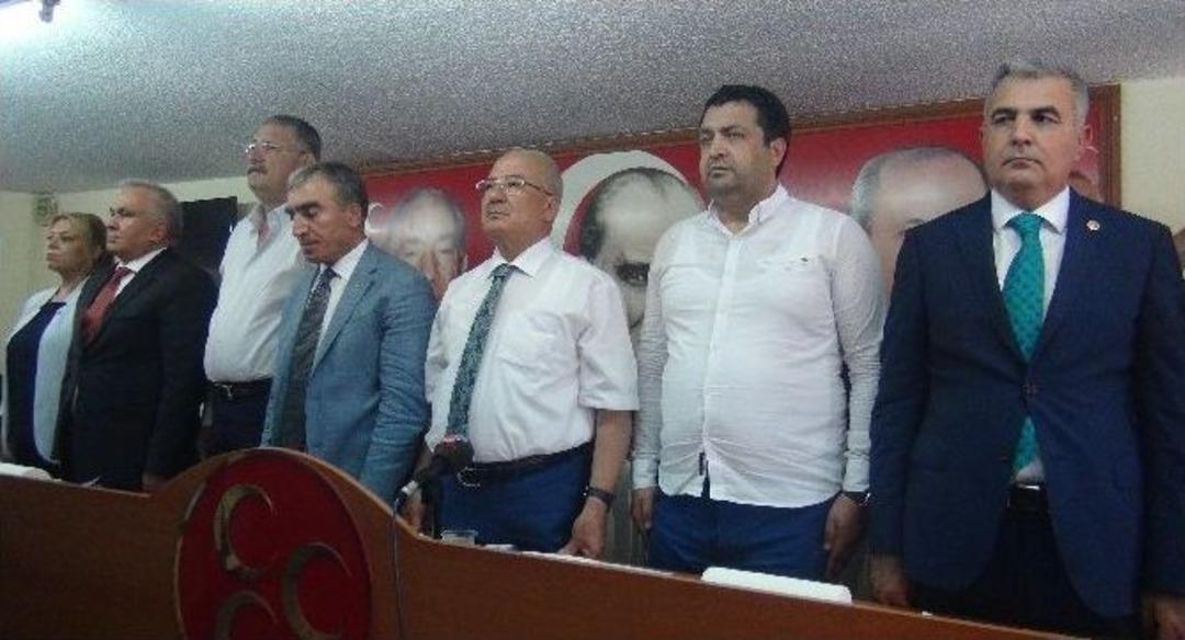 Mhp Mersin İl Başkanlığı&rsquo;nda Bayramlaşma T&ouml;reni