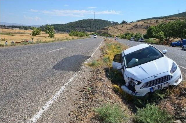 Kahramanmaraş’ta Trafik Kazası: 2 Yaralı