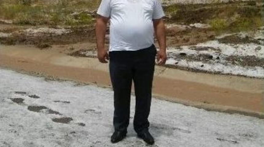 Van&rsquo;da Dolu Yağdı