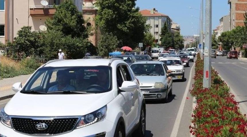 Bayram Tatili Tekirdağ Trafiğini Fel&ccedil; Etti