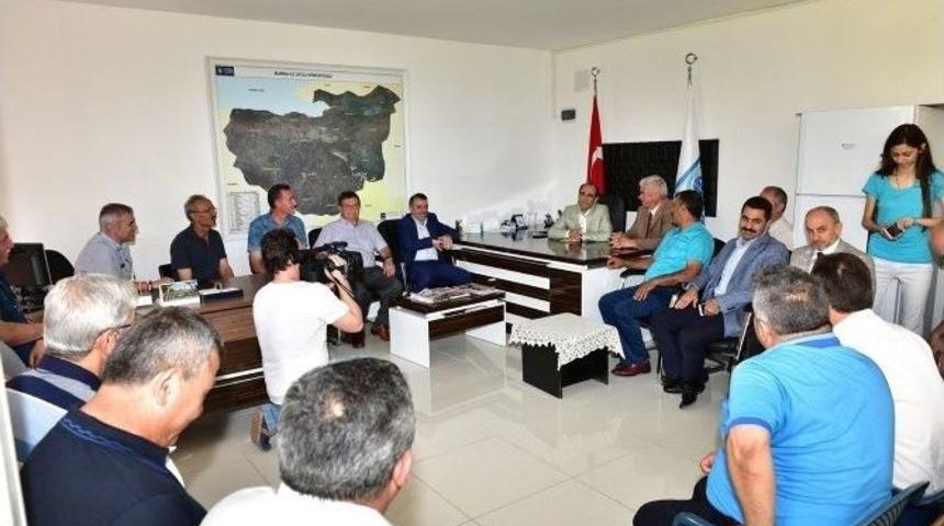 Başkan Edebali Muhtarlarla Bayramlaştı