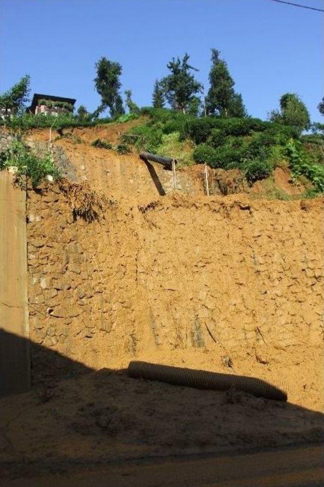 Rize’de Şiddetli Yağışlar Hasara Yol Açtı.