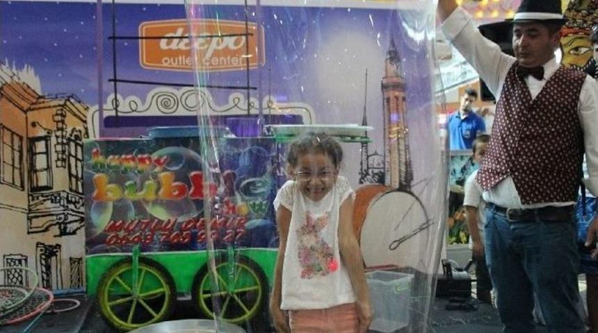 &Ccedil;ocuklar Bayramda Deepo Avm&rsquo;de Eğlendi