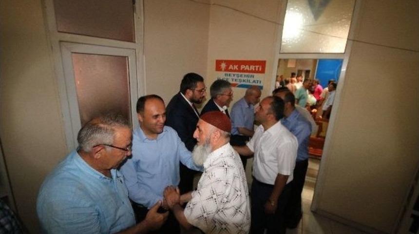 Beyşehir&rsquo;de Ak Partililer Bayramlaştı