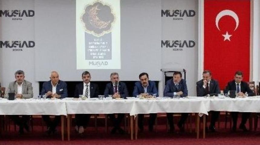 M&uuml;siad Konya Şubesi Bayramlaşma Programı İş D&uuml;nyasını Bir Araya Getirdi