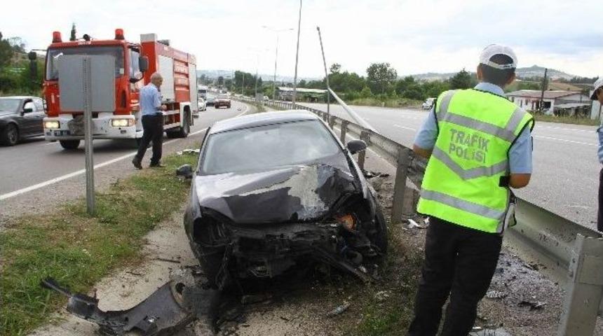 Samsun&rsquo;da Trafik Kazası: 3 Yaralı