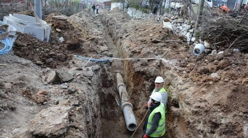 Kırkağa&ccedil;&rsquo;ta Altyapı Yenileme &Ccedil;alışmalarında Sona Gelindi