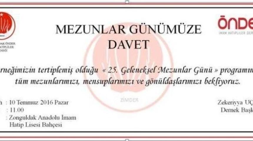 İmam Hatipliler Mezunlar Gününde Buluşuyor