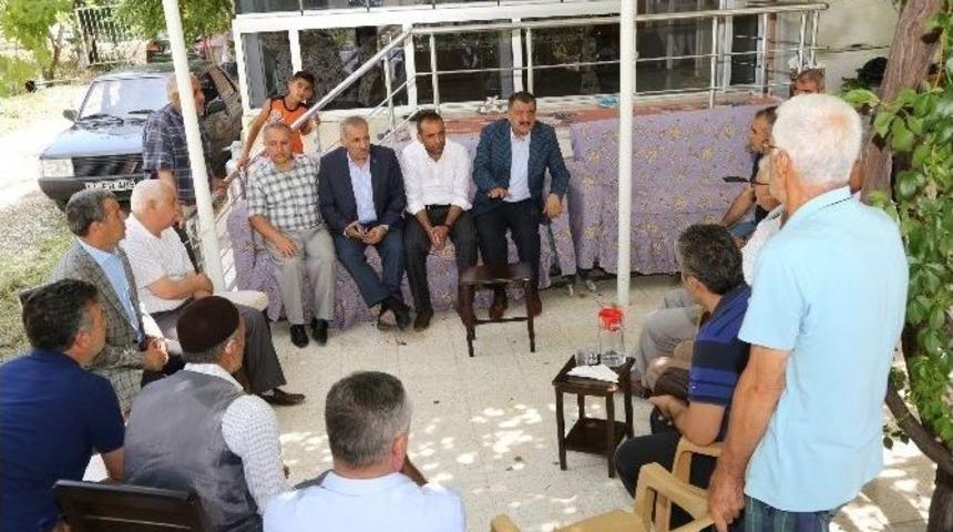 Milletvekili Şahin Ve Belediye Başkanı Gürkan Hatunsuyu’nda