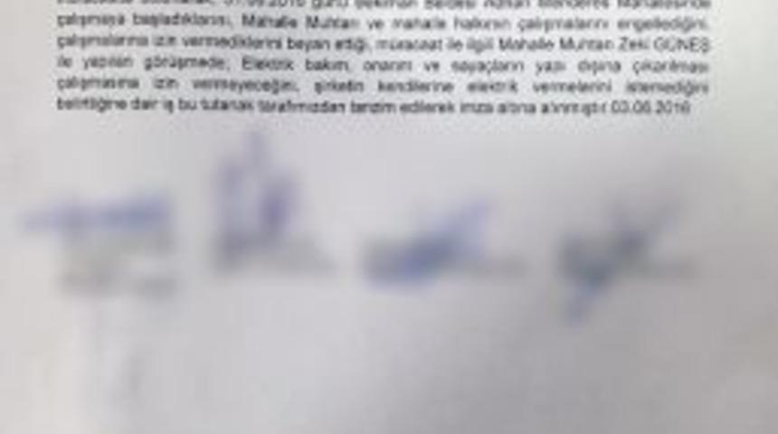 Bedelini &Ouml;dememek İ&ccedil;in Elektriklerinin Kesilmesini İstediler