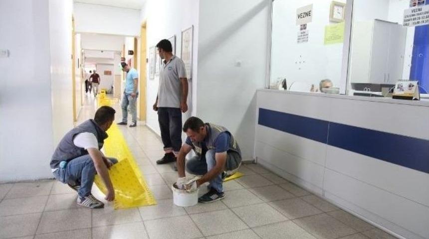 Odunpazarı Belediyesi&rsquo;nden Hissedilebilir Y&uuml;zey Uygulaması