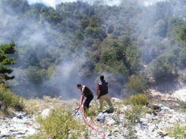 Kızılcahamam’da Yangın