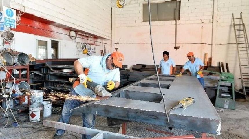 Muratpaşa&rsquo;da Belediyesi&rsquo;nden 2016&rsquo;nın İlk 6 Ayında 159 Adet Yeraltı Konteyneri