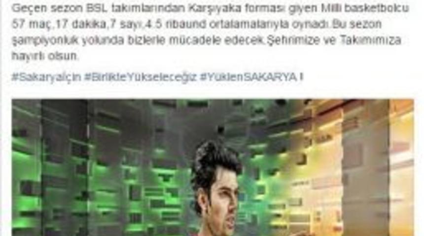 Sakarya B&uuml;y&uuml;kşehir Basketbol, Kerem G&ouml;nl&uuml;m&rsquo;le Anlaştı