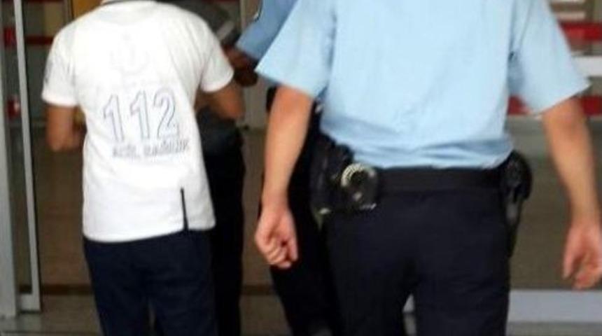 Kendisine Zarar Veren Şahıs Hastaneye Kaldırıldı