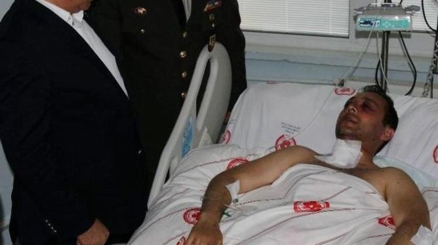 Yaralı Pilot &Uuml;steğmen Kandemir Gata&rsquo;ya Sevk Edildi