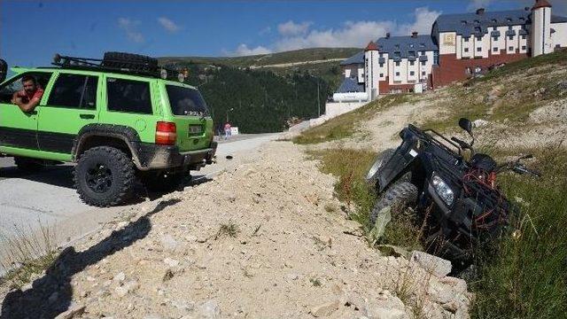 Uludağ’da Atv Kazası: Arap Turist Yaralandı