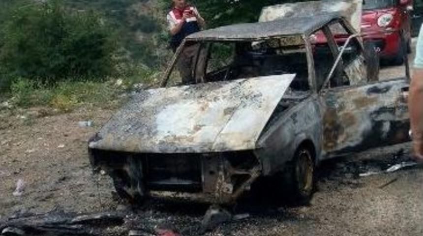 Seyir Halinde Alev Alev Yandı