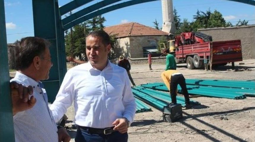 Kaymaklı&rsquo;da Kapalı Pazar Yeri İnşaatı Devam Ediyor