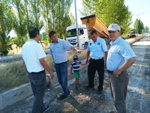 Hisarcık Belediyesi’nden 10 Bin Ton Beton Asfalt