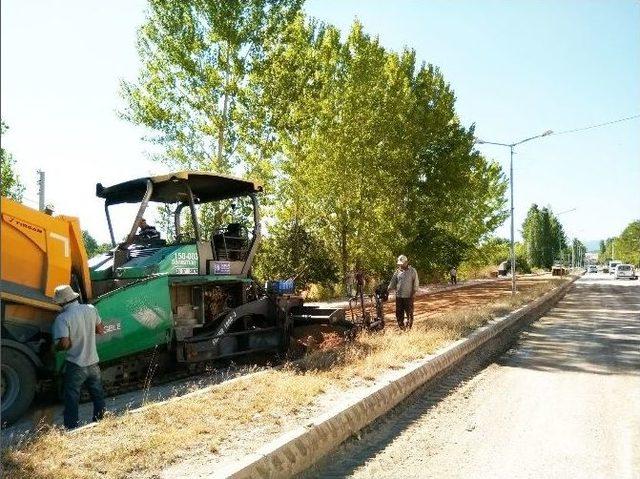 Hisarcık Belediyesi’nden 10 Bin Ton Beton Asfalt