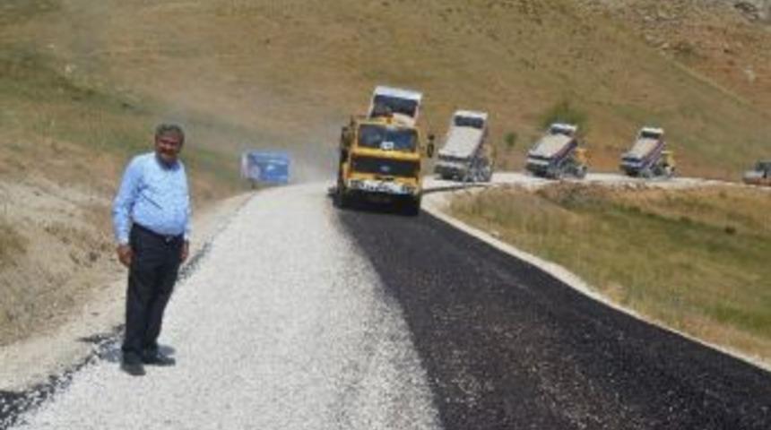 İmecik Yayla Yolu Asfaltlandı