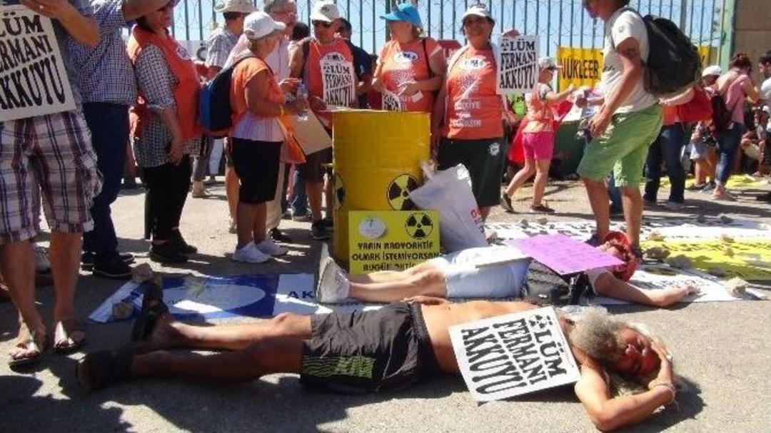 Akkuyu&rsquo;da Bilirkişi İncelemede, &Ccedil;evreciler Eylemde