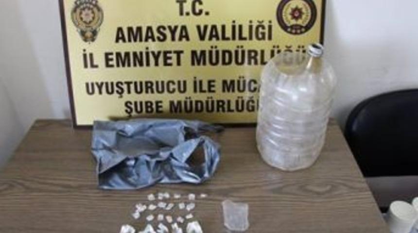 Amasya Polisinden Uyuşturucu Operasyonu