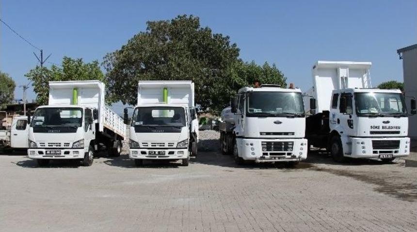 S&ouml;ke Belediyesi Ara&ccedil; Parkını G&uuml;&ccedil;lendirdi