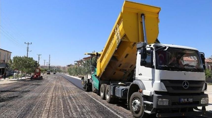 Karaman Belediyesi&rsquo;nden Asfalt &Ccedil;alışmaları