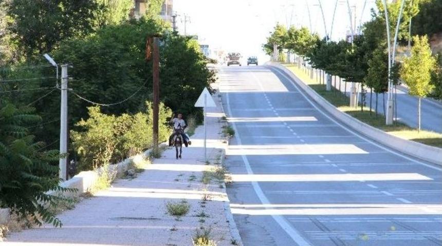 Eşekle Şehirlerarası Yolculuk Yaptı