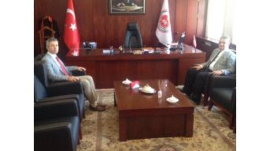 Vali Pekmez, Başsavcı Ve Adalet Komisyonu Başkanı&rsquo;nı Ziyaret Etti