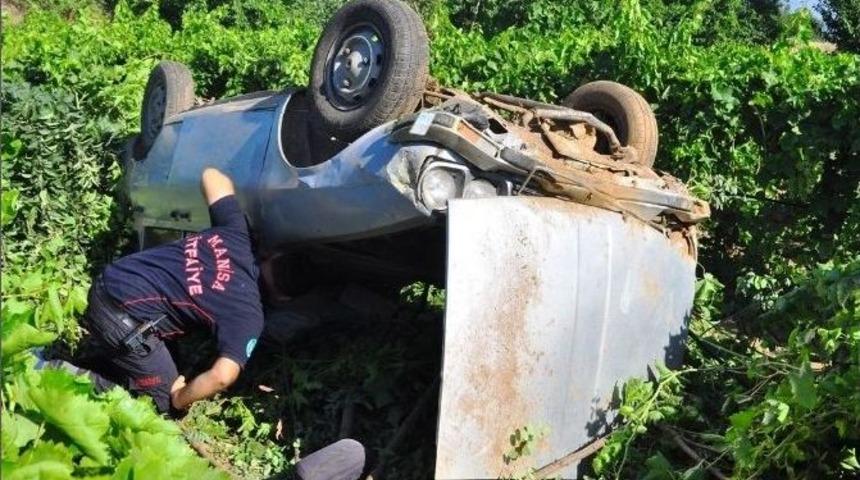 Otomobil Takla Attı: 6 Yaralı