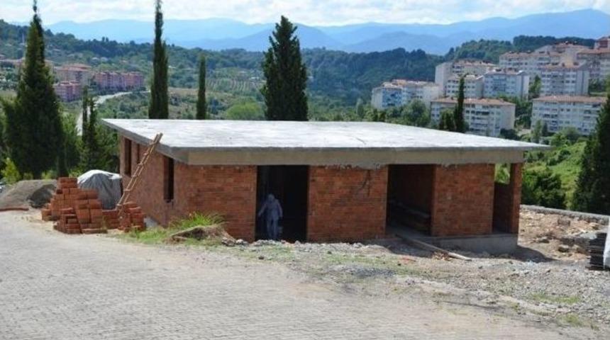 Alaplı Mezarlığına Gasilhane Yapılıyor