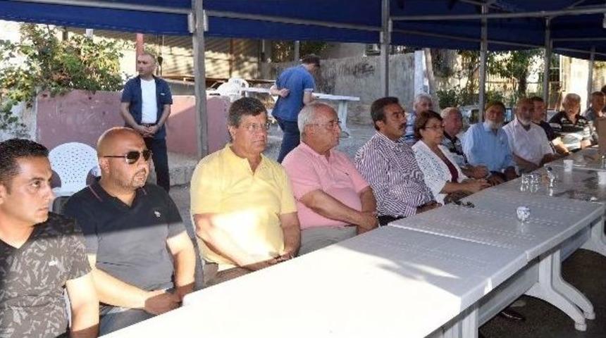 Başkan &Ccedil;etin Meclis &Uuml;yeleriyle Şehit Taziyesinde