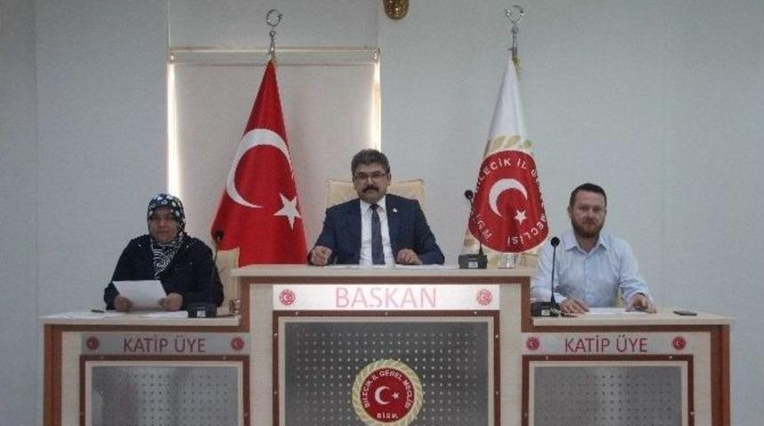 Bilecik İl Genel Meclisi Temmuz Ayı İlk Ve İkinci Birleşimi Ger&ccedil;ekleştirildi