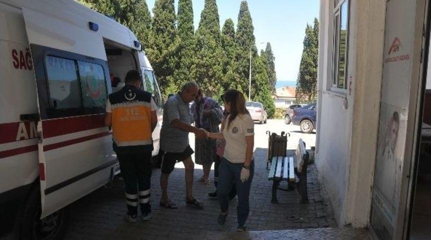 Kaya Dibinde Serinleyen 1 Kişi Yaralandı